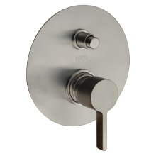 Brera Two Function Pressure Balanced Valve Trim Only with Double Knob, Integrated Diverter and Lever Handle - Less Rough In
