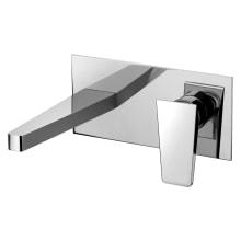 Abruzzo 1.2 GPM Wall Mounted Centerset Bathroom Faucet