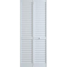 Plantation 24 Inch by 80 Inch Louver/Louver Interior Bifold Door with Installation Hardware