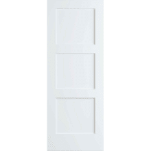 Shaker 24 Inch by 80 Inch Flat 3 Panel Interior Slab Passage Door