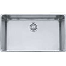 Kubus 28-3/4" x 17-1/3" Single Basin Undermount 18-Gauge Stainless Steel Kitchen Sink
