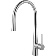 High-Arch Gooseneck Single Lever Handle Pull-Out Spray Kitchen Faucet