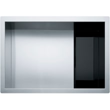 Crystal 26-1/2" Undermount Single Basin Stainless Steel Kitchen Sink