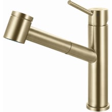 Steel 1.75 GPM Single Hole Kitchen Faucet