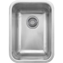 Grande 13-3/4" Undermount Single Basin Stainless Steel Kitchen Sink