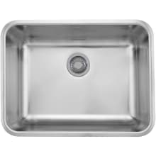 Grande 24-3/4" Undermount Single Basin Stainless Steel Kitchen Sink
