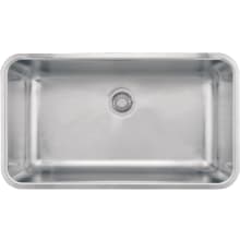 Grande 32-3/4" Undermount Single Basin Stainless Steel Kitchen Sink