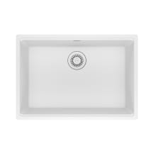 Maris 27" Undermount Single Basin Granite Kitchen Sink with Sanitized Treatment Technology