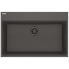 Maris 31" Drop In Single Basin Granite Kitchen Sink with Sanitized Treatment Technology