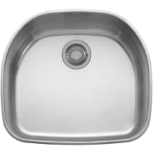 Prestige 22-1/4" Undermount Single Basin Stainless Steel Kitchen Sink