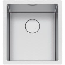 Professional 2.0 17-1/2" Undermount Single Basin Stainless Steel Kitchen Sink