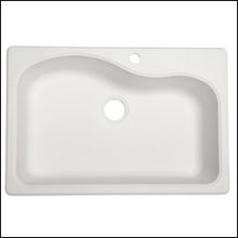 22" Single Basin Undermount Granite Composite Kitchen Sink