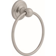 6 3/8" Diameter Contemporary Towel Ring from the Franklin Brass Jamestown Collection