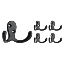 Franklin Brass 1-4/5 in. Double Wall Hooks (5-Pack)