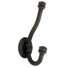 Franklin Brass Jumbo Hammered Hook 6-7/10 in. Coat and Hat Wall Hooks (5-Pack)