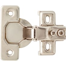 5/8 Inch Overlay Concealed Euro Cabinet Door Hinge with 100 Degree Opening Angle - Pack of 10