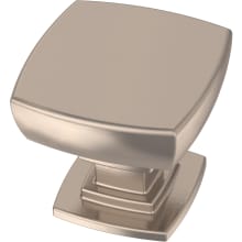 Webber 1-1/8 Inch Square Cabinet Knob - Pack of 5