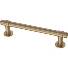 Straight Bar 4 Inch Center to Center Bar Cabinet Pull - Pack of 5