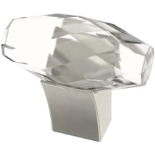 Cut Glass 1-1/2 Inch Bar Cabinet Knob - Pack of 4