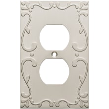 Classic Lace Single Duplex Outlet Wall Plate - Pack of 3