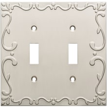 Classic Lace Double Toggle Switch Wall Plate