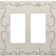 Classic Lace Double Rocker / GFI Outlet Wall Plate