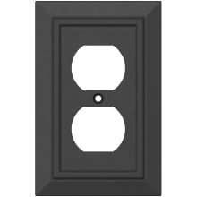 Classic Architecture Single Duplex Outlet Wall Plate - Pack of 4