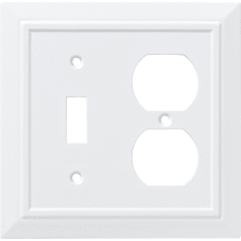 Classic Architecture Single Toggle Switch and Single Duplex Wall Plate