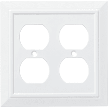 Classic Architecture Double Duplex Outlet Wall Plate