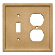 Single Toggle Switch and Single Duplex Wall Plate