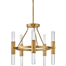 Cecily 8 Light 27" Wide LED Ring Chandelier