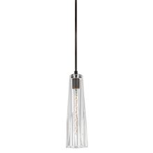 Cosette 1 Light 5" Wide Mini Pendant with Clear Crystal Glass Shade