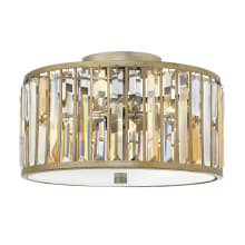 3 Light Flush Mount Ceiling Fixture from the Gemma Collection