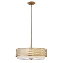 3 Light Drum Pendant from the Jules Collection