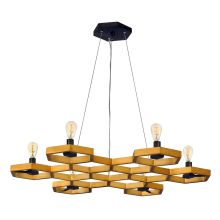 6 Light Chandelier From the Moxie Collection