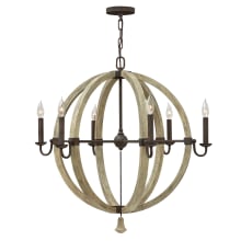 6 Light 1 Tier Chandelier from the Middlefield Collection