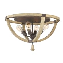 4 Light Flush Mount Ceiling Fixture From the Middlefield Collection