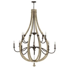 12 Light 2 Tier Chandelier from the Middlefield Collection