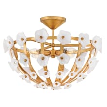 Azalea 4 Light 21" Wide Semi-flush Bowl Ceiling Fixture