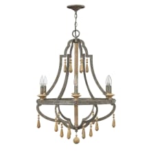 6 Light 1 Tier Chandelier from the Cordoba Collection