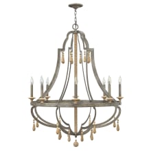 8 Light 1 Tier Chandelier from the Cordoba Collection
