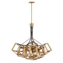 Ensemble 9 Light 36" Wide Abstract Chandelier