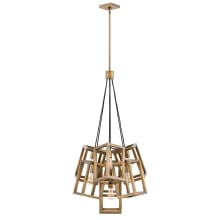 Ensemble 7 Light 28" Wide Abstract Chandelier