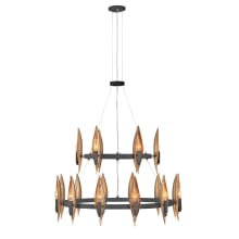 Willow 18 Light 36" Wide Taper Candle Style Chandelier