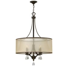 4 Light 1 Tier Chandelier from the Mime Collection