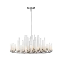 Trinity Light 27" Wide LED Pillar Candle Style Chandelier