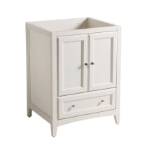 Oxford 24" Single Free Standing MDF Vanity Cabinet Only - Less Vanity Top