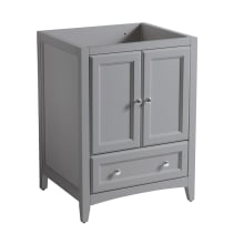 Oxford 24" Single Free Standing MDF Vanity Cabinet Only - Less Vanity Top