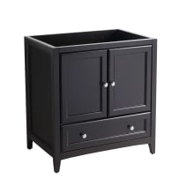 Oxford 30" Single Free Standing MDF Vanity Cabinet Only - Less Vanity Top