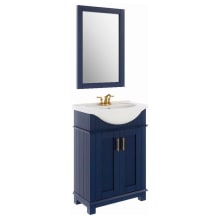 Hartford 30" Free Standing Single Basin Vanity Set with Cabinet and Ceramic Vanity Top